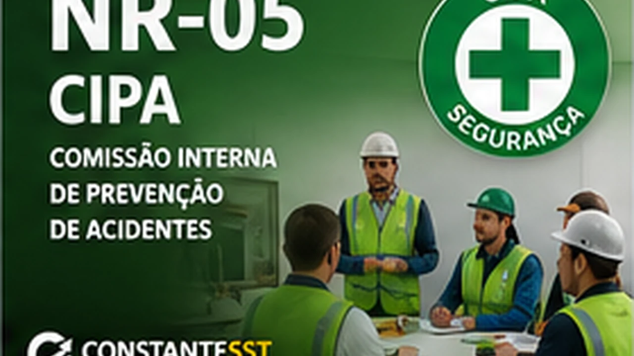 Equipe reunida em atividade da CIPA