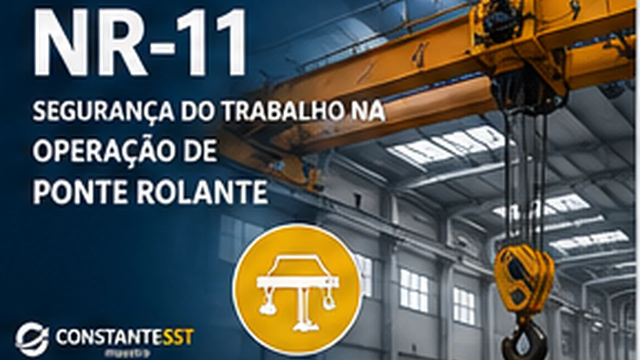 Ponte rolante em ambiente industrial